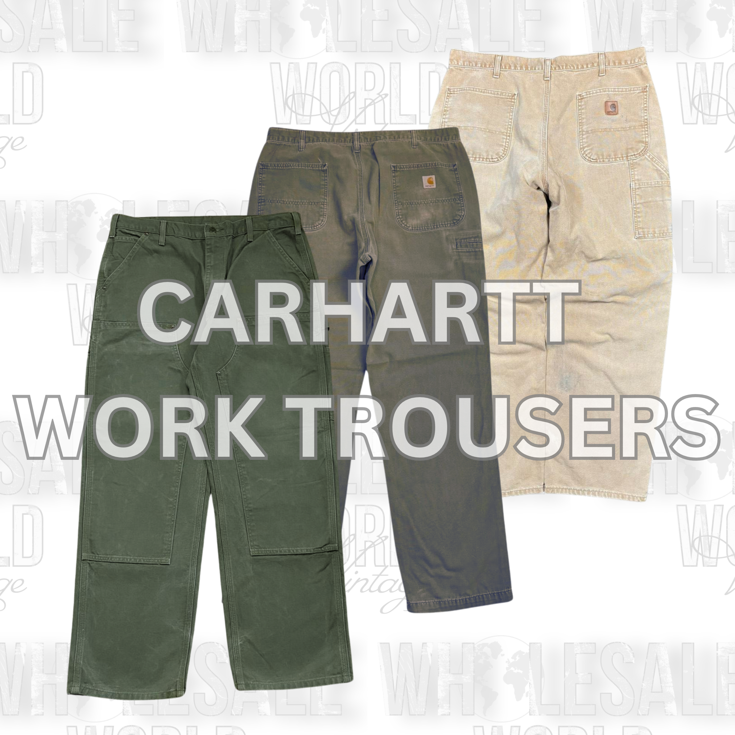 CARHARTT WORK TROUSERS - GRADE AB - 20pc